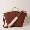 Discount Amy Sherpa Crossbody Bags