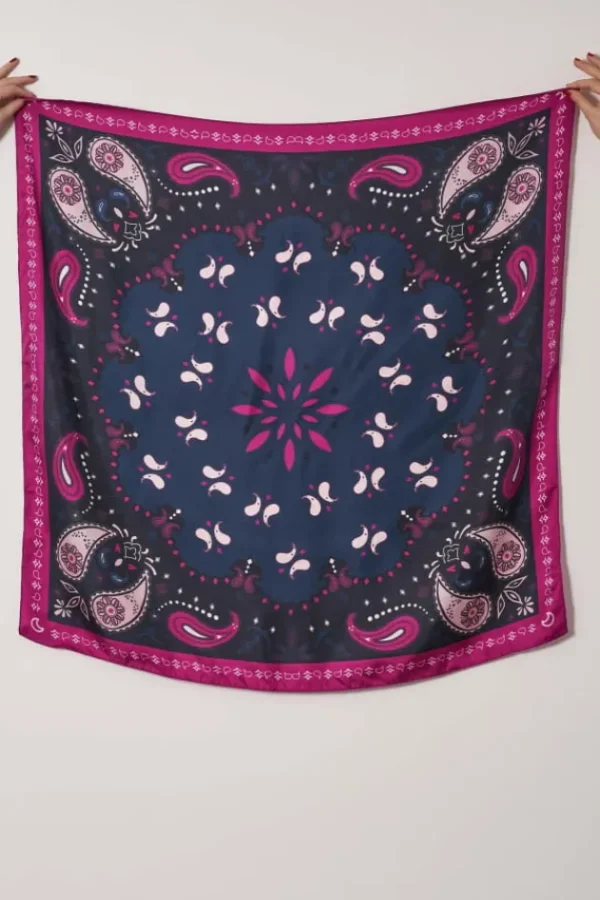 Discount Bandana Soie Foulards En Coton Et Soie