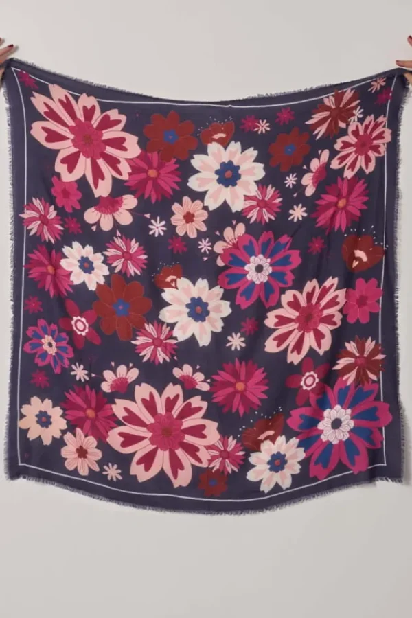 Store Flower Power Foulards En Laine