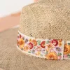 Discount Sombrero Galon Indien Fleurs Chapeaux De Paille