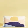 Outlet Sunset Bleu Et Rose Coussins