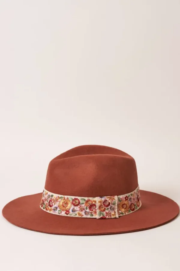 New Victor Fleurs Chapeaux En Feutre