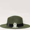 Discount Victor Galon Velours Et Patch Chapeaux En Feutre