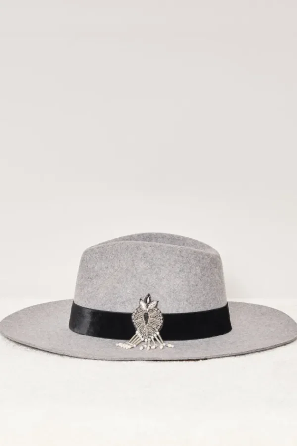 Best Victor Galon Velours Et Patch Chapeaux En Feutre