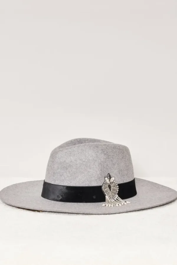 Best Victor Galon Velours Et Patch Chapeaux En Feutre