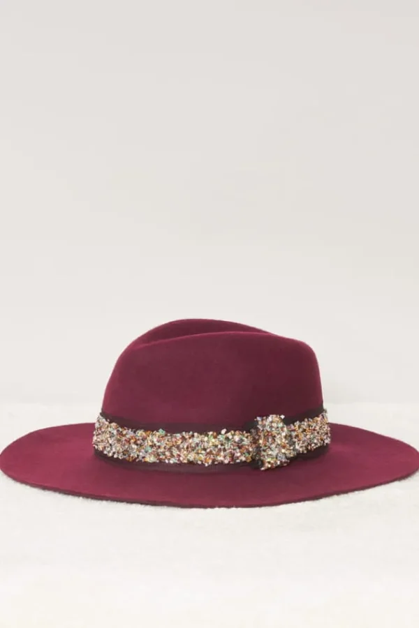 Store Victor Glitter Chapeaux En Feutre